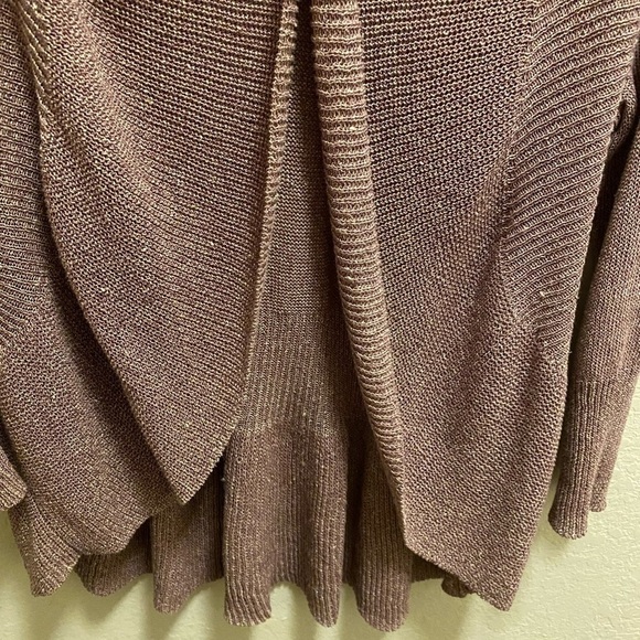 Eileen Fisher Linen Blend Open Front Knit Cardigan Size Petite Small - Picture 5 of 10